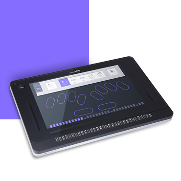 Tactile braille tablet by insidevision®